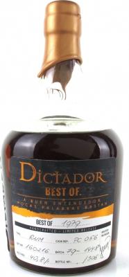 Dictador Best of 1979 A Buen Entendedor Pocas Palabras Bastan 40.8% 700ml