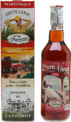 Le Favorite 1990 Rhum Vieux Agricole Martinique 40% 700ml