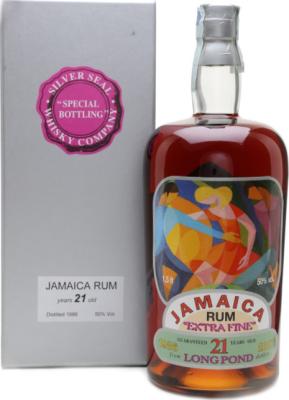 Silver Seal 1986 Long Pond Jamaica Extra Fine 21yo 50% 1500ml