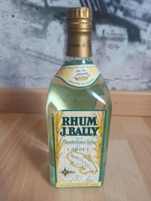 J.Bally 1980s Martinique Plantations Lajus Carbet Grappe Blanche 50% 700ml