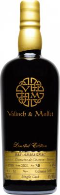 Valinch & Mallet 1990 Bas-Armagnac Domaine de Charron Perquie 30yo 47.4% 700ml