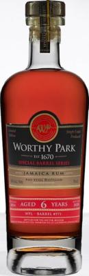 Worthy Park 2014 Jamaica Pot Still Special Barrel #971 6yo 56% 700ml