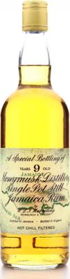 W.D.I. Marketing 1991 Clarendon Jamaica Single Pot Still 9yo 46% 700ml