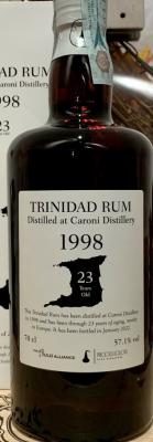 The Auld Alliance 1998 Caroni Trinidad Precious Liquors 23yo 57.1% 700ml