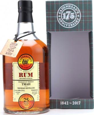 Cadenhead's 1991 Cask Strenght TMAH Trinidad 175th Anniversary 25yo 64.3% 700ml