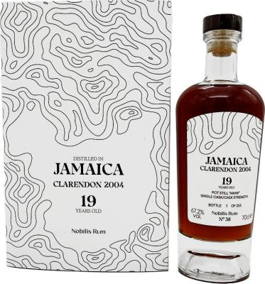 Nobilis Rum 2004 Clarendon Jamaica MMW #38 19yo 67.2% 700ml