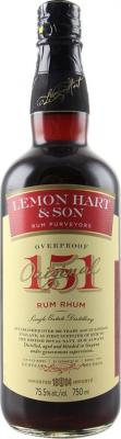 Lemon Hart & Son 151 Overproof 75.5% 750ml