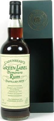 Cadenhead's 1975 Green Label Demerara 40% 700ml