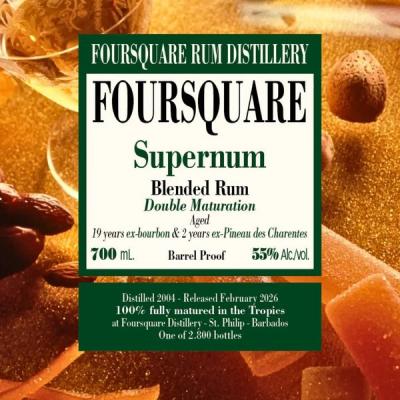 Velier & Foursquare 2004 Supernum 21yo 55% 700ml