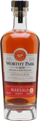 Worthy Park Vintage 2012 Marsala Cask Jamaica 4yo 60% 700ml
