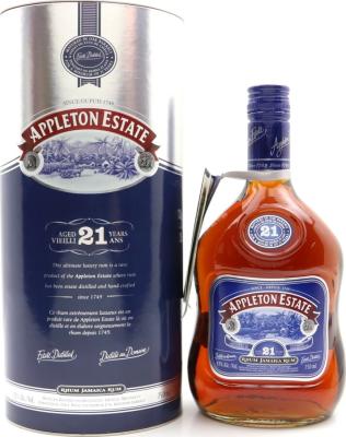 Appleton Estate Jamaica 21yo 43% 750ml