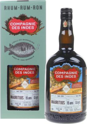 Compagnie Des Indes 2010 New Grove Mauritius Bar #1802 15yo 51.7% 700ml