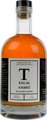 Thrum Tahaa rhum ambre 45% 700ml