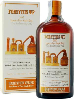 Habitation Velier 2005 Forsyths WP Jamaica 10yo 57.8% 700ml