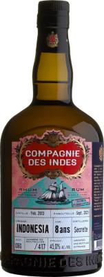 Compagnie des Indes 2013 Indonesia 8yo 45% 700ml