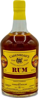 Cadenhead's 2011 Foursquare Barbados Cask Matured Single Cask 11yo 55% 700ml