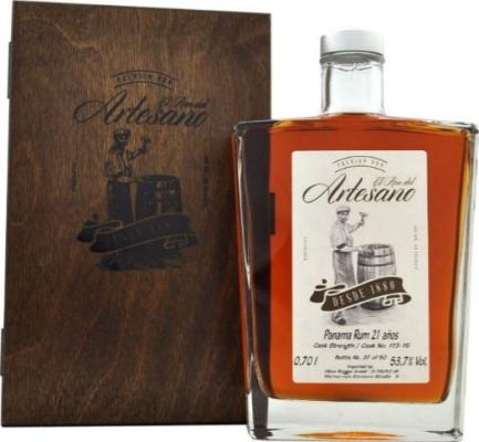 El Ron del Artesano Panama Rum 21yo 53.7% 700ml