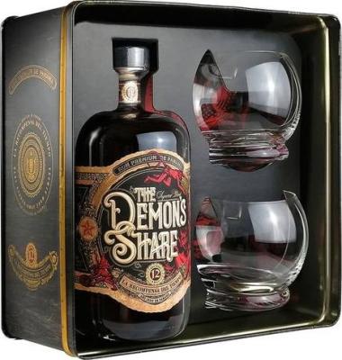 Demons Share Panama Giftbox with Two Glasses 12yo 41% 700ml