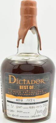 Dictador Best of 1984 A Buen Entendedor Pocas Palabras Bastan 31yo 41.5% 700ml