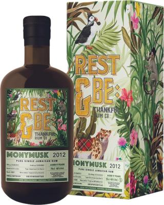 Rest & Be Thankful 2012 Monymusk MDR Small batch #1 9yo 46% 700ml