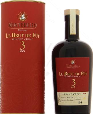 Montebello 2019 Le Brut de fut Guadeloupe 3yo 52.3% 700ml