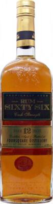 Rum Sixty Six Foursquare Cask Strength 12yo 59% 700ml