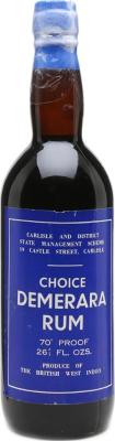 Carlisle and District Choice Demerara 40% 750ml