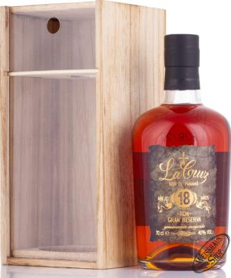 La Cruz Gran Reserva Wooden Box 18yo 40% 700ml