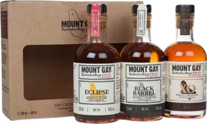 Mount Gay Discovery 3 Bottles SET 43% 600ml