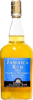 Bristol Classic 2002 Jamaica Vale Royal Tube 43% 700ml