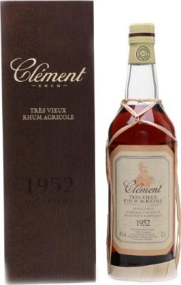 Clement 1952 Tres Vieux Rhum Agricole 44% 700ml