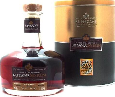 Rum & Cane Guyana XO 46% 700ml