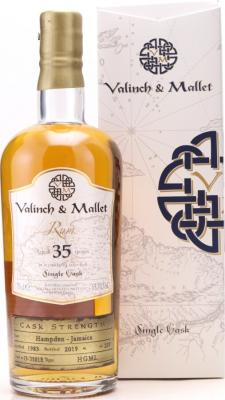 Valinch & Mallet 1983 Hampden Jamaica Single Cask 35yo 55.3% 700ml