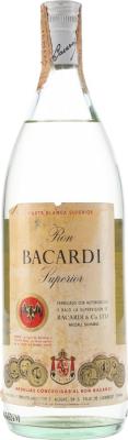 Bacardi Carta Blanca Nassau Bahamas 40% 1000ml