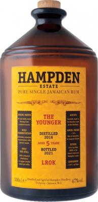 Velier Hampden Estate 2016 LROK The Younger 5yo 47% 3000ml