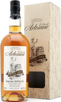 El Ron Del Artesano Panama Red Wine Cask #8-21 13yo 44.2% 700ml