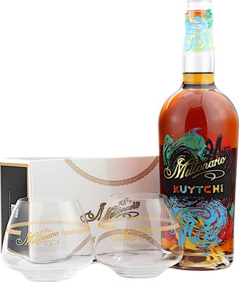 Ron Millonario Kuytchi Giftbox With Glasses 40% 700ml