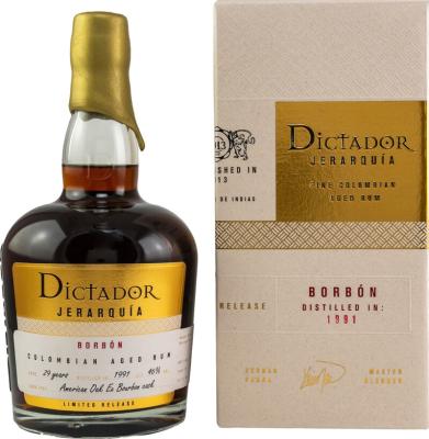 Dictador 1991 Jerarquia Bourbon 29yo 46% 700ml