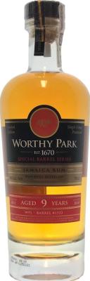 Worthy Park 2011 Jamaica WPL Special Barrel Series Cask number #1523 9yo 58% 700ml
