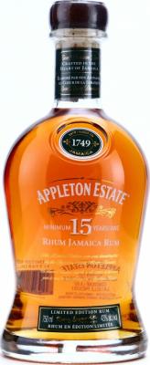 Appleton Estate Jamaica 15yo 43% 750ml