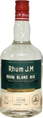 Rhum J.M 2022 Blanc Bio 58.2% 700ml