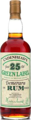 Cadenhead's Green Label Demerara Rum 25yo 46% 750ml