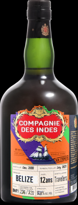 Compagnie des Indes 2008 Travellers Belize Exclusivite Charles Hofer 12yo 60.8% 700ml