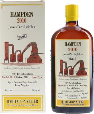 Habitation Velier 2010 Hampden HGML Jamaica 9yo 62% 700ml