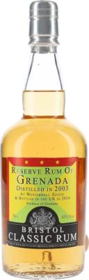 Bristol Classic 2003 Reserve Rum of Grenada 11yo 43% 700ml