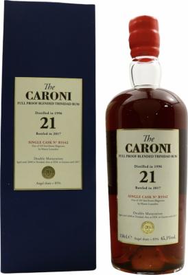 Velier Caroni 1996 Full Proof Blended Trinidad 70th Anniversary 21yo 65.1% 1500ml