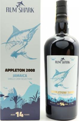 Rum Shark 2008 Appleton Estate Jamaica Single Cask Selection 14yo 59.3% 700ml
