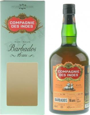 Compagnie des Indes 1998 Barbados 16yo 45% 700ml