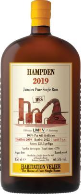 Habitation Velier 2019 Hampden HES Jamaica LMDW 5th Anniversary 3yo 60.5% 1500ml