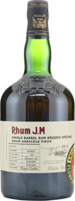 Rhum J.M 2015 Single Barrel PlumpJack Smugglers 3yo 47.3% 750ml